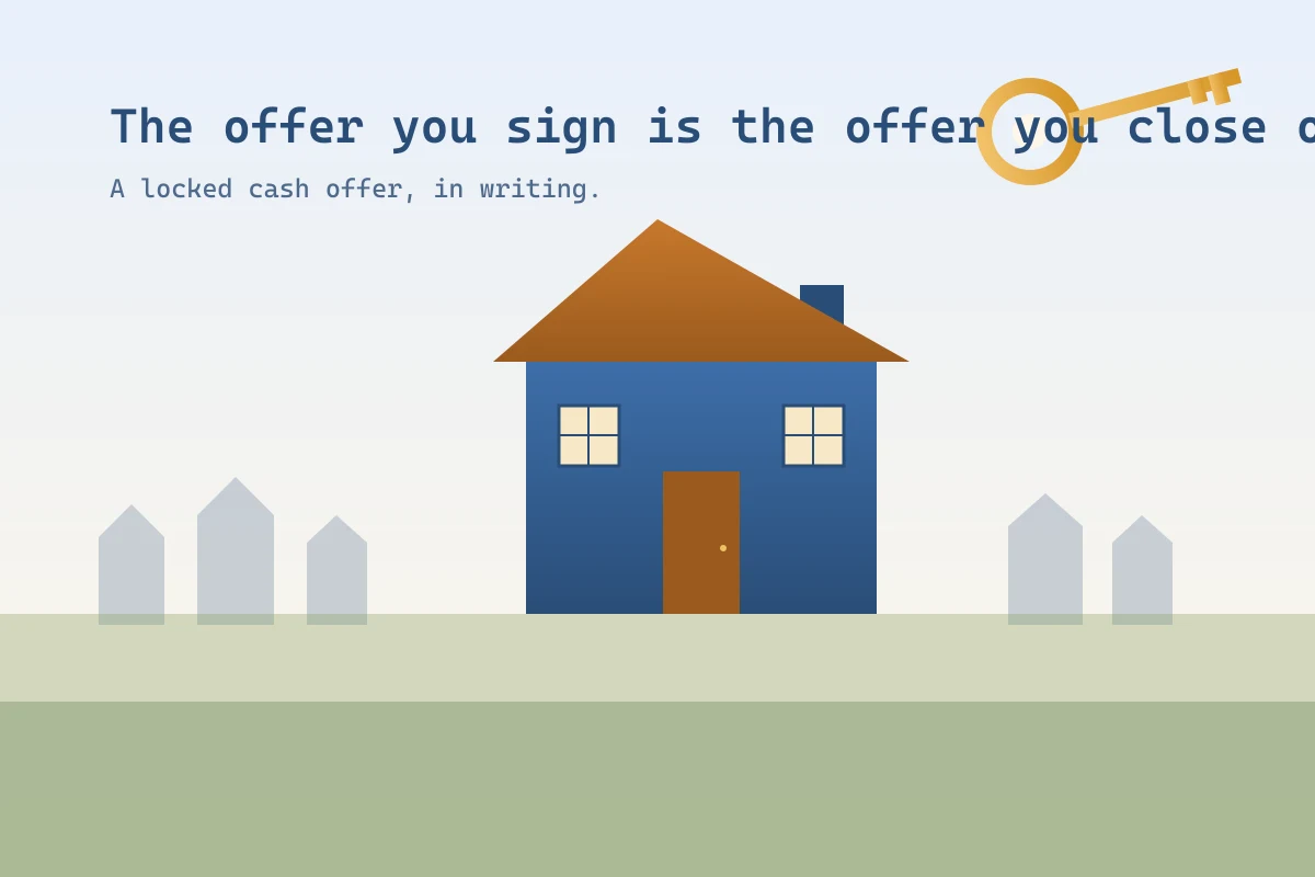 True Path Home Buyers — cash offer locked in writing